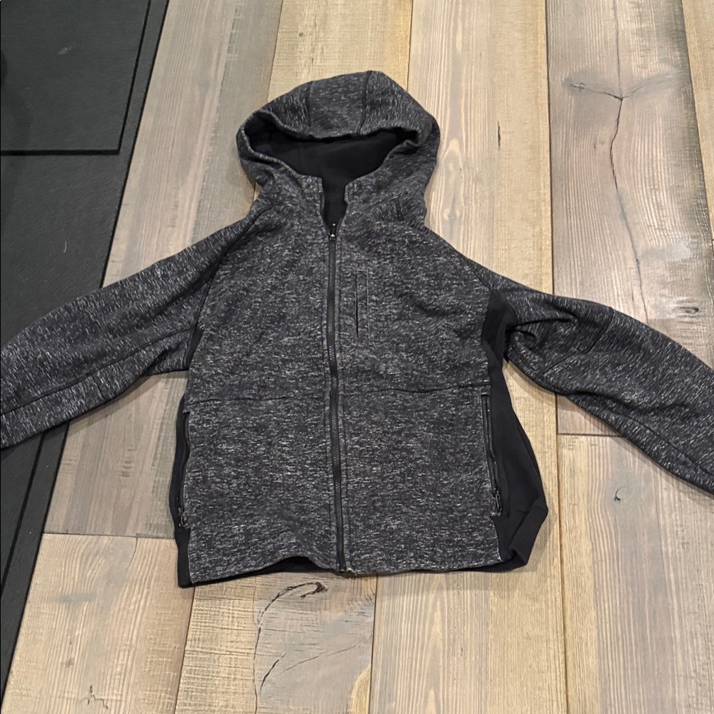 lululemon athletica Heathered Black Hoodie Jacket